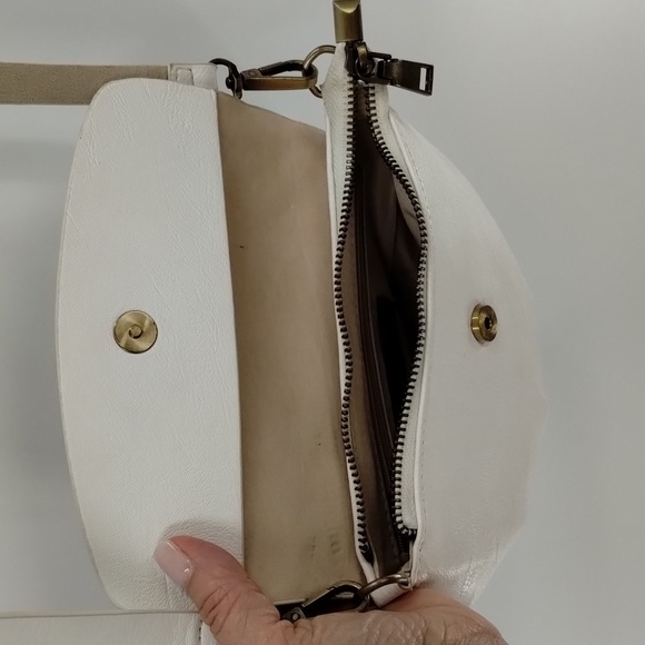 Anthropologie Emma convertible belt bag white two adjustable straps only - Picture 13 of 14